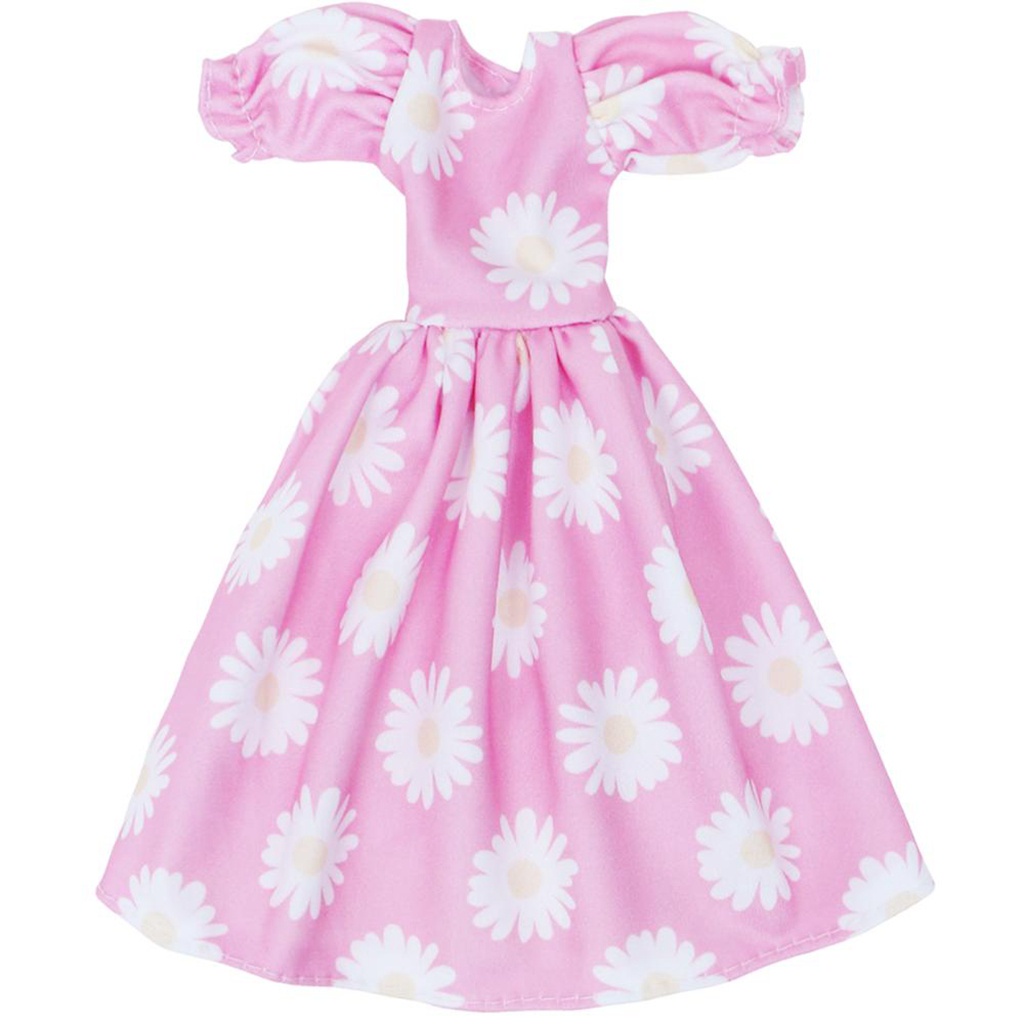 Purpose Durable High Quality 1 Set Daisy Floral Flower Pink Dress Daily Casual Wear Sweet Outfit Accessories Clothes ... - Image 5