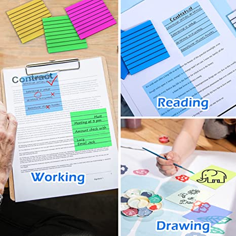 Reliable Quality 1 Pc Colorful Transparent Convenience Stickers Horizontal Index Marker Sticky Notes Self Adhesive Multi - Image 5