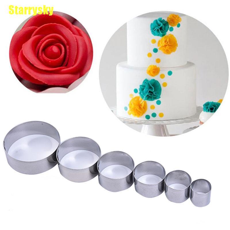 Essential Durable 6Pcs Round Shape Mold Mousse Ring Stainless Steel Cake Cutter Bake Ware Quality - Image 2