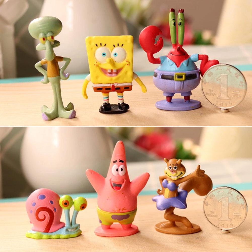 Reliable Multi CG Mini Aquarium Simulation Decoration SpongeBob Pine House Squidward Easter Island Fish Tank Cartoon ... - Image 3
