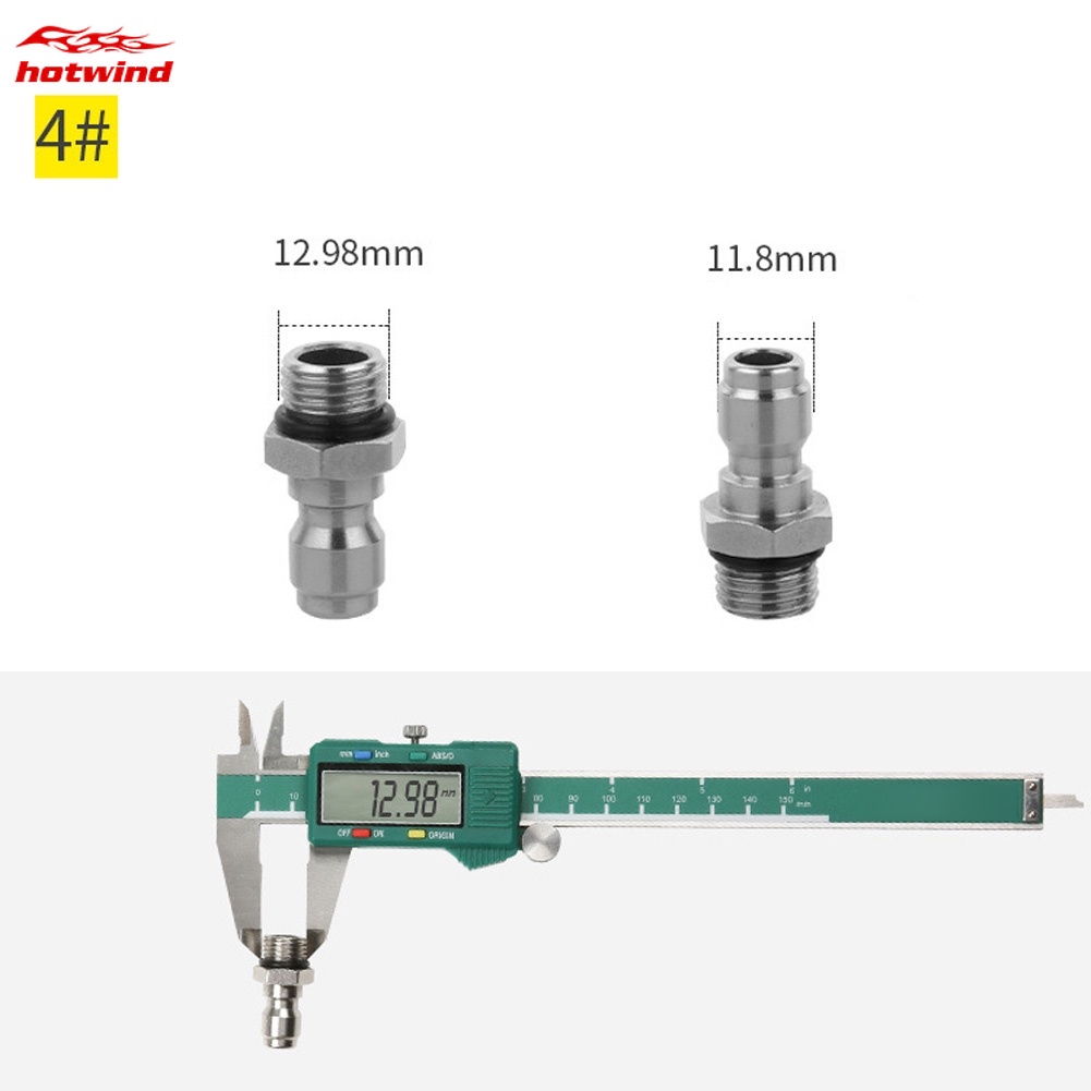 Purpose Versatile HW 1/4" Quick Connect Coupler Adapter-Car Clean Washing Pressure Washer Connector 1#~19# - Image 4