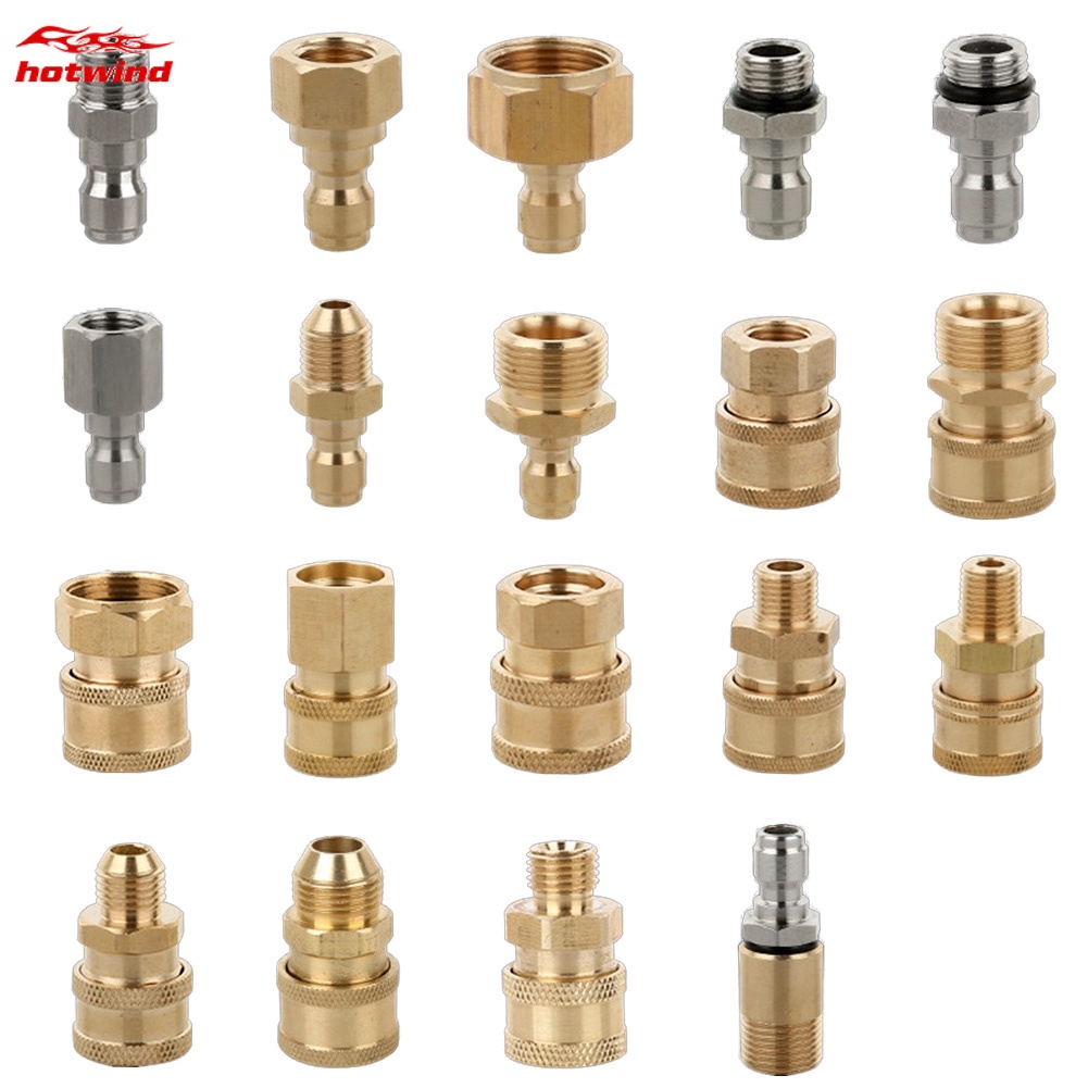 Purpose Versatile HW 1/4" Quick Connect Coupler Adapter-Car Clean Washing Pressure Washer Connector 1#~19# - Image 5