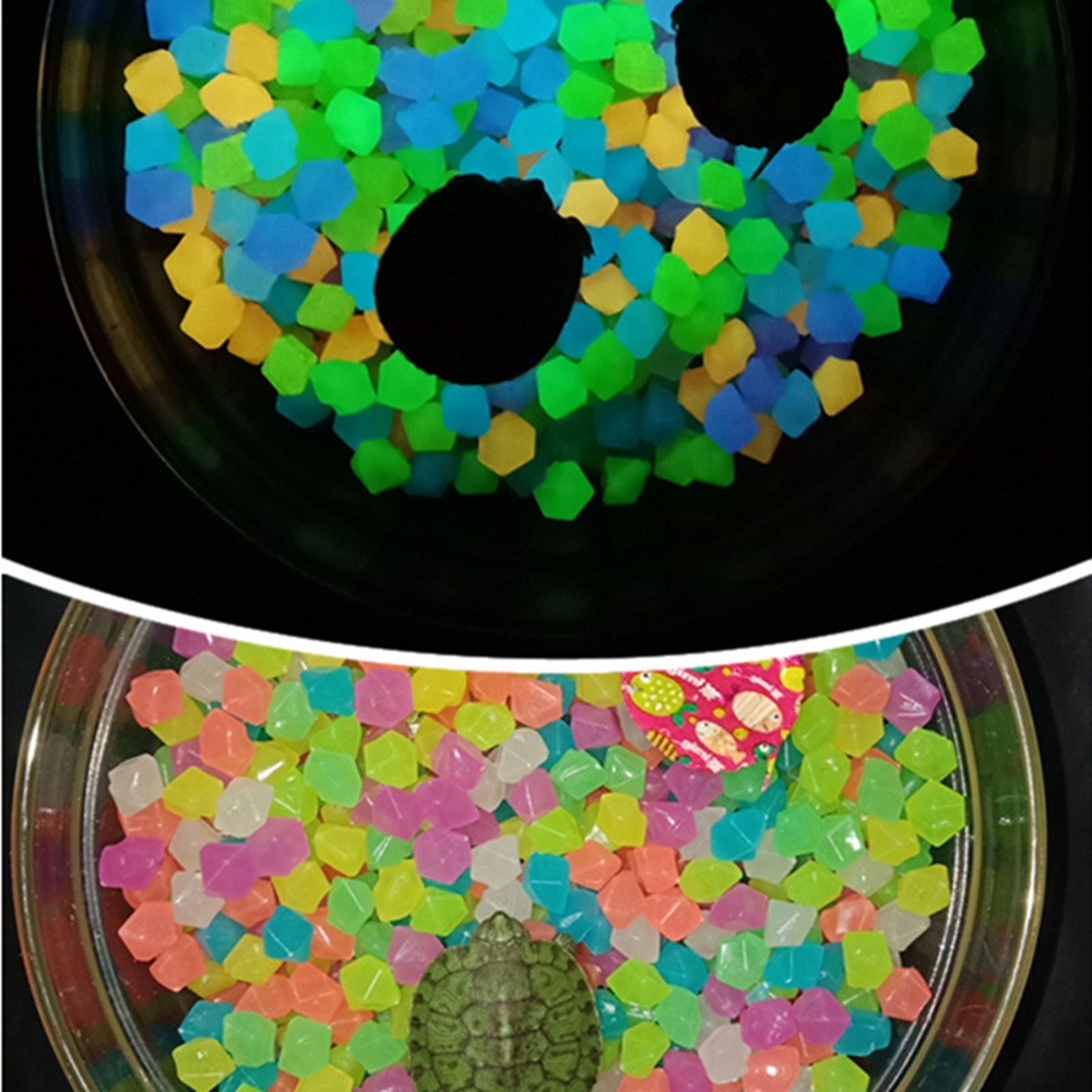 Purpose Durable 50/100/200Pcs Garden Decoration Pebbles Luminous Stone Glow Dark Decorative Outdoor Fish Tank Aquariu... - Image 5