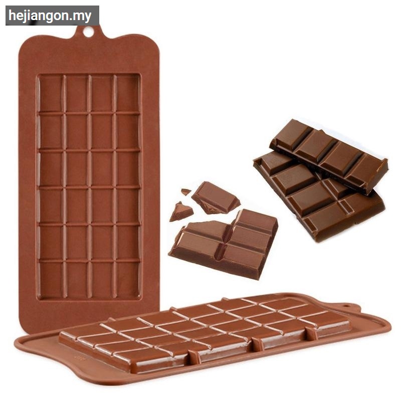 Quality Essential Square Silikon Silicone Chocolate Molds DIY Candy Sugar Mould Bar Block Ice Tray Cake Bake Mold - Image 3