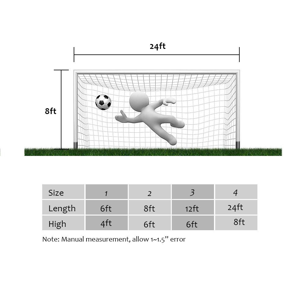 Premium Reliable Goal Post Net Sports Soccer Match Training Essential - Image 2