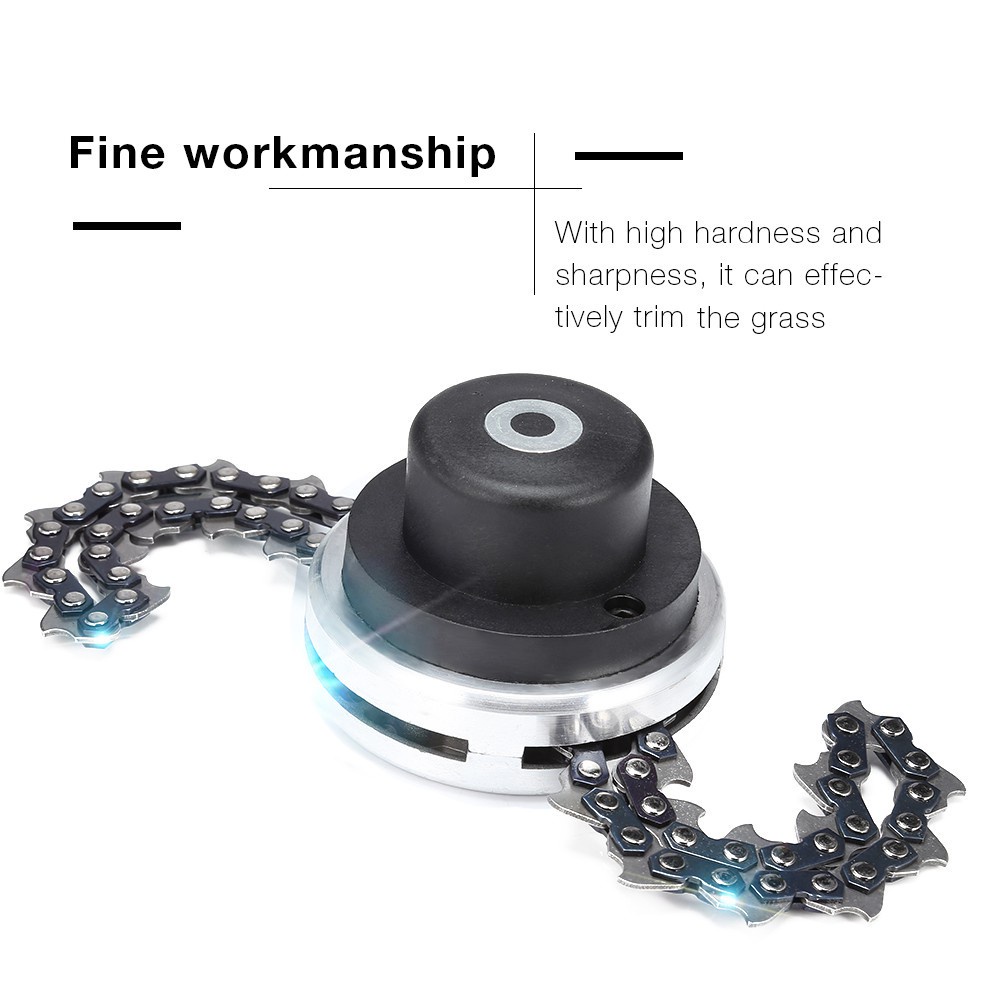 Premium Have Mata / Kepala Mesin Rumput Rantai Garden Grass Trimmer Head Coil Chain Cutter Lawn Mower () Reliable - Image 3