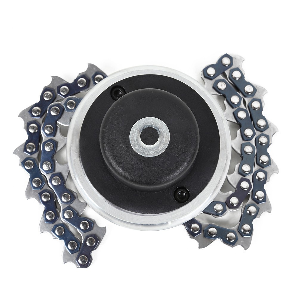 Premium Have Mata / Kepala Mesin Rumput Rantai Garden Grass Trimmer Head Coil Chain Cutter Lawn Mower () Reliable - Image 5