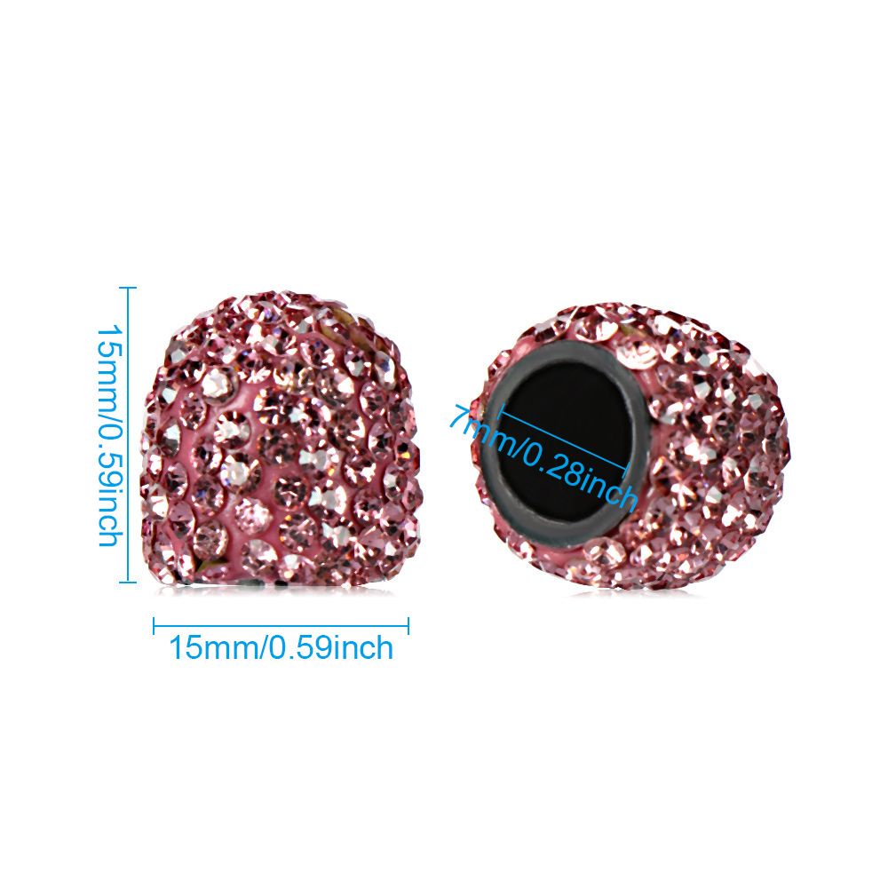 C Essential WATTLE 4pcs High Quality Tire Valve Caps Dust-proof Car Charms Decoration Shining Wheel Cap New 5 Colors ... - Image 3