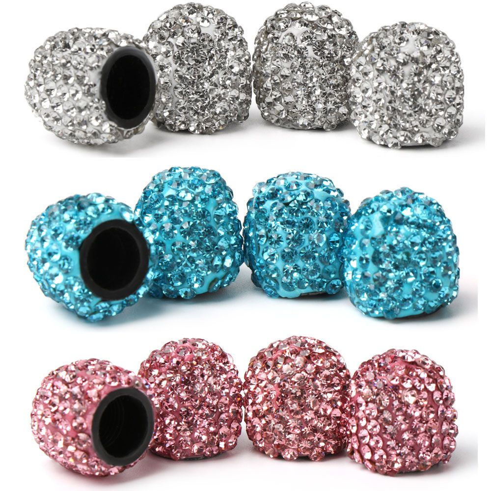 C Essential WATTLE 4pcs High Quality Tire Valve Caps Dust-proof Car Charms Decoration Shining Wheel Cap New 5 Colors ... - Image 4