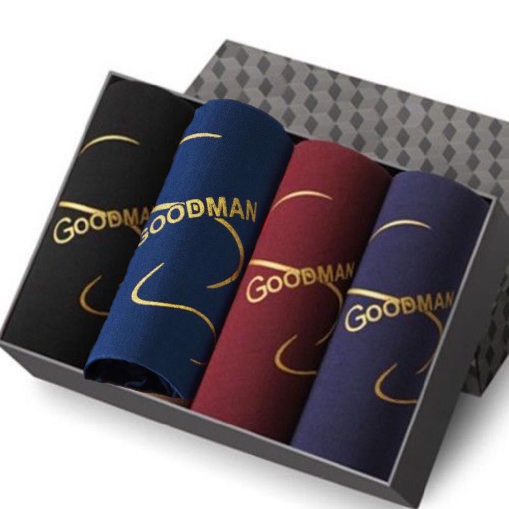 Multi Essential 【】4 Pack Men Boxer Underwear U Modal Breathable Cotton Briefs Panties Purpose