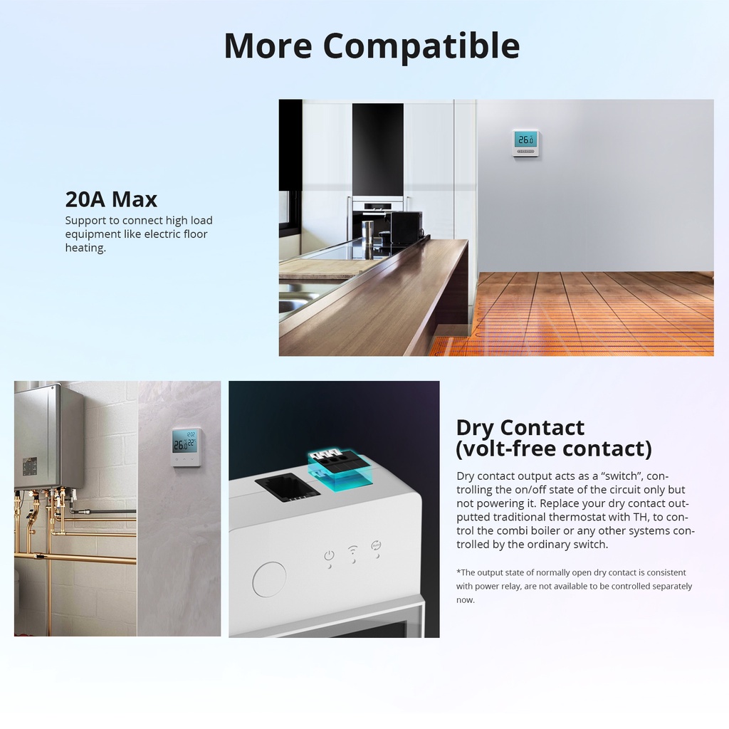 Multi Versatile Sonoff Th Elite 16A/20A Wifi Smart Switch Temperatuur En Vochtigheid Monitoring Home Werken Met WTS01... - Image 3