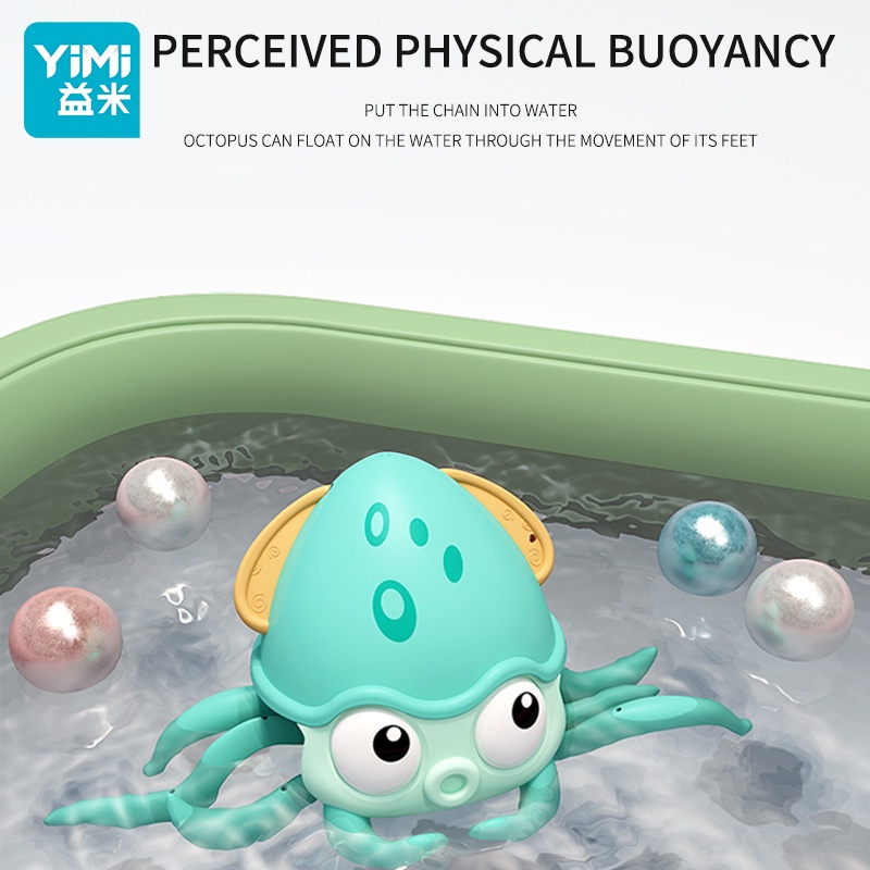 Reliable Purpose Yimi Induction Crab Electric Crawling Baby Submarine Bathtub Pool Swimming Toys - Image 5