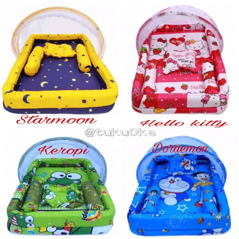 Outdoor Fashion Mattress Mosquito Net Baby Pool SET Pillow Bolster Newborn Plastic Bag Casual Travel - Image 3