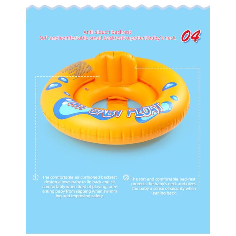 Versatile Premium Baby Swimming Float Sitting 0-3 Years Ring Under Armpit Household Inflatable Mattress Durable - Image 5
