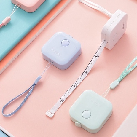 Essential Durable 150cm Portable Retractable Ruler Tape Cute Children Height Centimeter Inch Roll Body Measuring Sewi... - Image 5