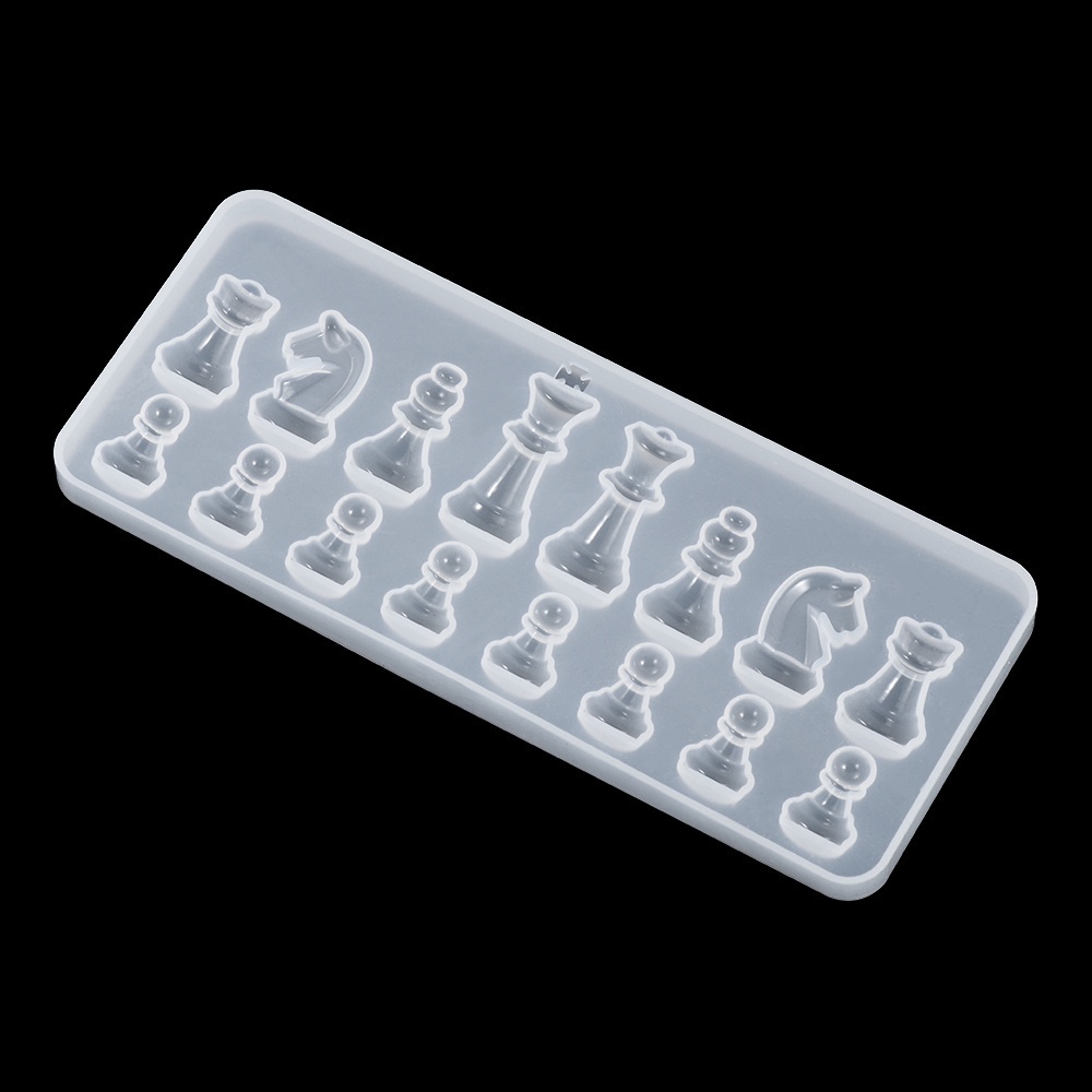 Kitchen Prep SUHE Sugarcraft Silicone Mold Bishop Baking Tray Chess Pendant Jewelry Resin Epoxy Making Tools Fondant ... - Image 5