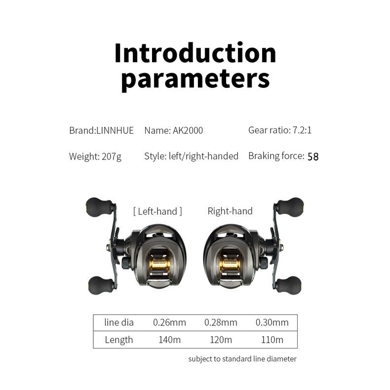 Have Essential 7.2 : 1 High Speed 12BB 115 Jin Maximum Saltwater Fishing Art AK2000 Multi - Image 2