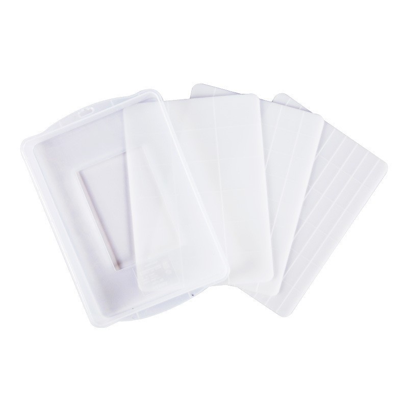 Workshop Hardware Non-stick Nougat Mould Snowflake Crispy Shaqima Manual DIY Plastic Cutting Square Plate Set Tool Ho... - Image 3