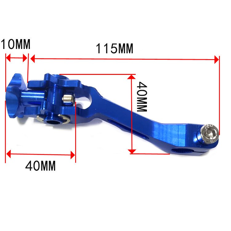 Durable Essential NITEX Brake Lever Alloy EX5/SRL /LC/W125/W110/Kriss CNC - Image 2