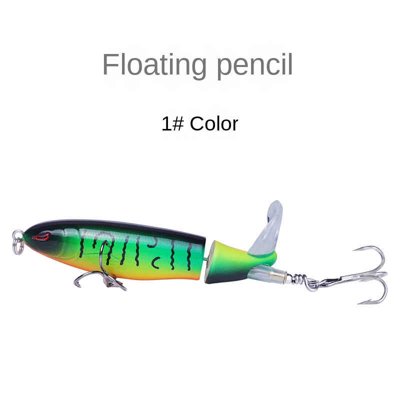 Must Reliable artificial bait propeller Lua Tractor Floating Pencil Bionic Fishing Hard Fake Pseudobait Versatile - Image 5