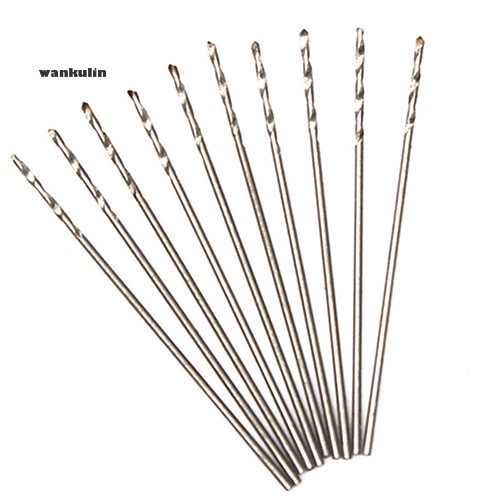 Set Workshop †Wa 10Pcs/Set 0.3mm-3mm Mini Micro HSS Spiral Twist Drill Bit Drilling Tool - Image 2