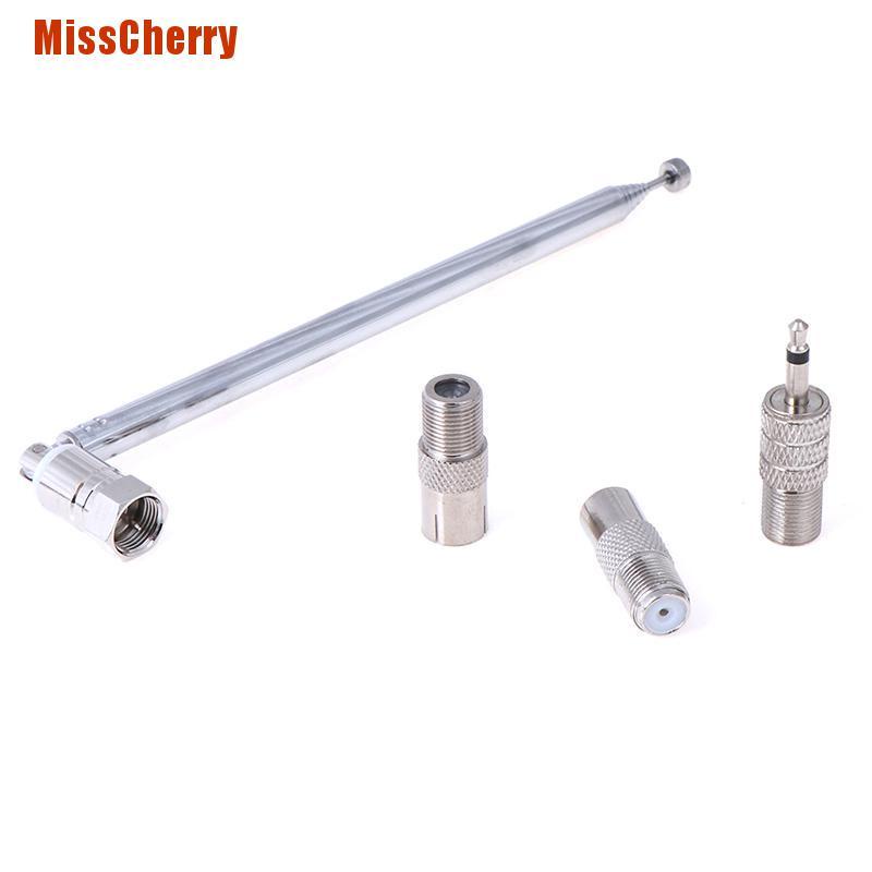 Purpose Quality Antenna Telescopic F Type Radio Aerial 75 Ohm Tv / 3.5Mm Adapter Premium Reliable - Image 3