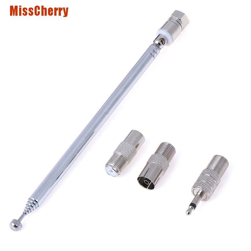 Purpose Quality Antenna Telescopic F Type Radio Aerial 75 Ohm Tv / 3.5Mm Adapter Premium Reliable - Image 4