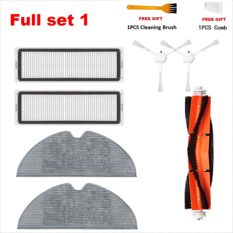 Versatile Have Xiaomi 1C / 1T 2C Mop2 Mi Vacuum Robot Main Brush Side Mop Cloth Hepa Filter STYTJ01ZHM /STYTJ02HM /ST... - Image 2