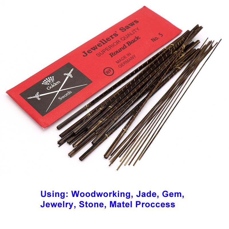 Reliable Multi 12pcs/set U-shaped Wire Saw Blade Jig Woodworking Metal Pull Jewelry Jade Cutting Proccess Essential Must - Image 5