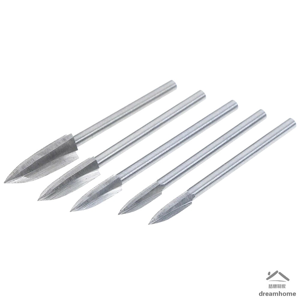 Build DIY 5 Pcs/set Wood Carving Engraving Drill Bit Milling Cutter Root Tools Woodworking - Image 2
