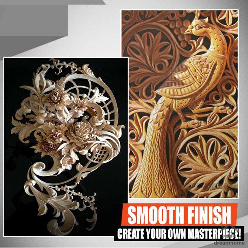 Build DIY 5 Pcs/set Wood Carving Engraving Drill Bit Milling Cutter Root Tools Woodworking - Image 3