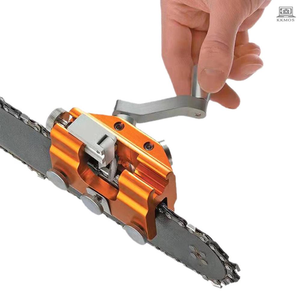 Professional DIY Portable Aluminum Alloy Chainsaw Chains Grinding Tool Sharpening Jig Home Hand Operated Sharpener HO... - Image 5