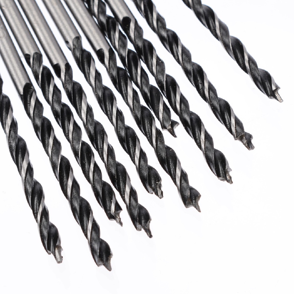 Tool Workshop 10pcs New 3mm Diameter Woodworking Twist Drill Bit Wood Drills Center Point - Image 3