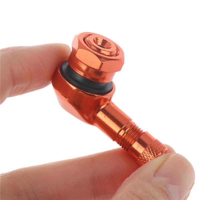 Versatile Quality 2PC 1 Pair Universal Motorcycle Aluminum Alloy Wheel Tire Valve Stem Cap Air Cover 90 Degree CNC Tu... - Image 5