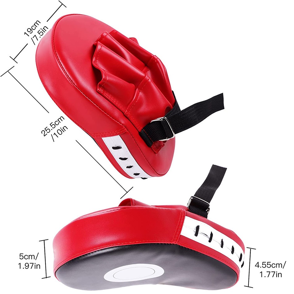 Style Outdoor <ARZ>Worthdefence 1/2 PCS Kick Boxing Gloves Pad Punch Target Bag Men MMA PU Karate Muay Thai Fight - Image 5