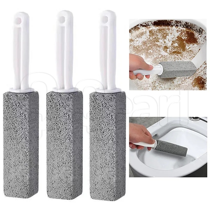 Cleaner Stone Quick Cleaning Pumice Toilet Seat Brush / Long Handle Bathroom Gadget / Bathtubs Ceramic Tile Sinks Powerful Plaster Brushes / Corner Foam Glass PP Brush