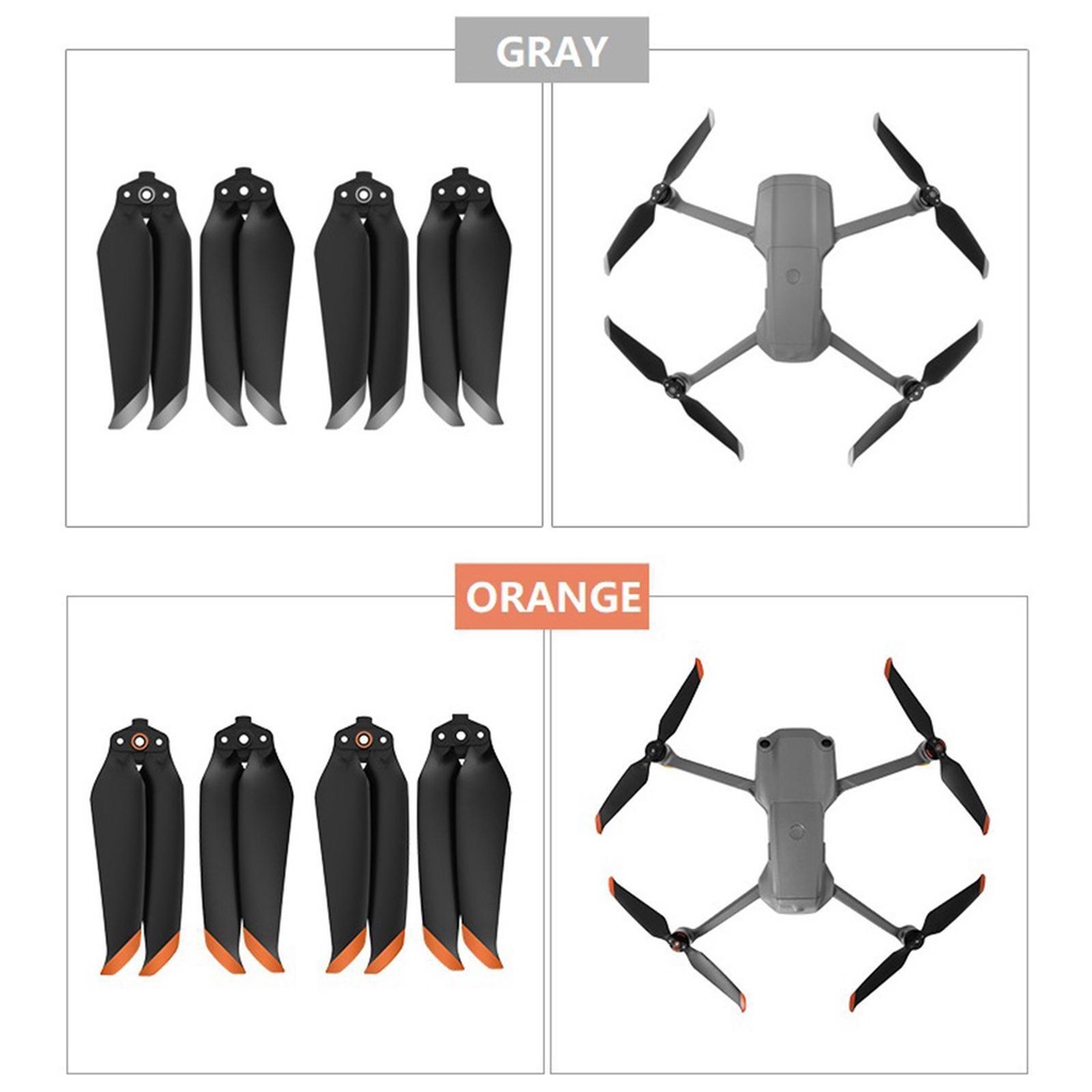 Multi Durable 【Choo】Low-noise 7238F Propellers DJI Mavic Air 2S Drone Quality - Image 5