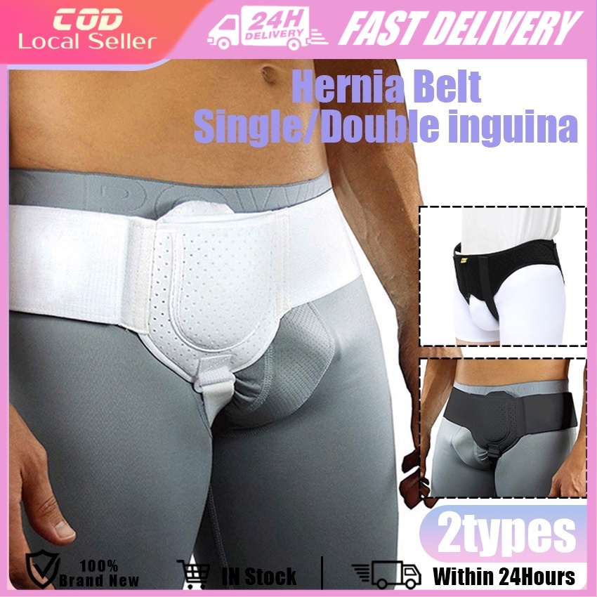 Adult Men Hernia Belt Removable Compression Pad Hernia Support Brace Pain Relief for Inguinal Sports 疝气带