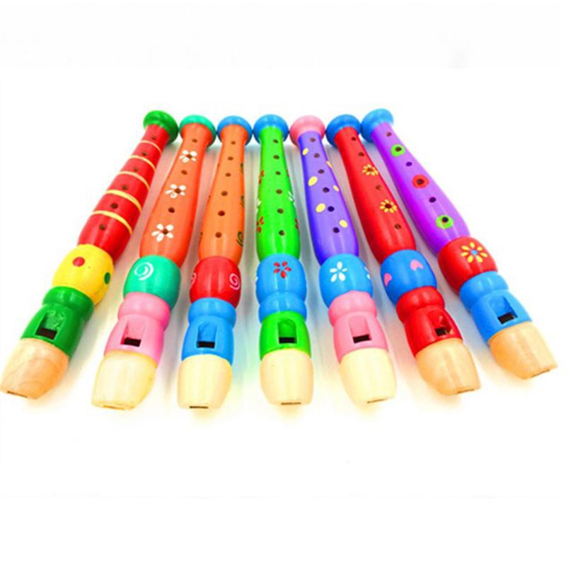 Multi Quality Wooden Kid Flute Musical Instrument 6-Holes Recorder Woodwind Toy Must - Image 4
