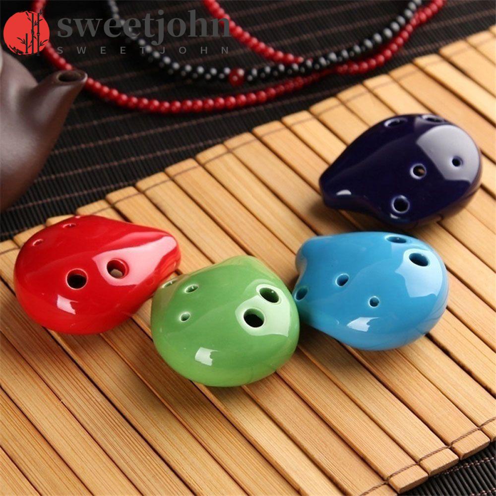 SWEETJOHN Ocarina Mini Children Students Musical Instruments Soprano Flute 6 Hole