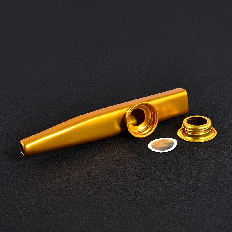 Purpose Quality Metal Kazoo + Flute Diaphragm Mouth Harmonica Kids Party Gift Premium - Image 5