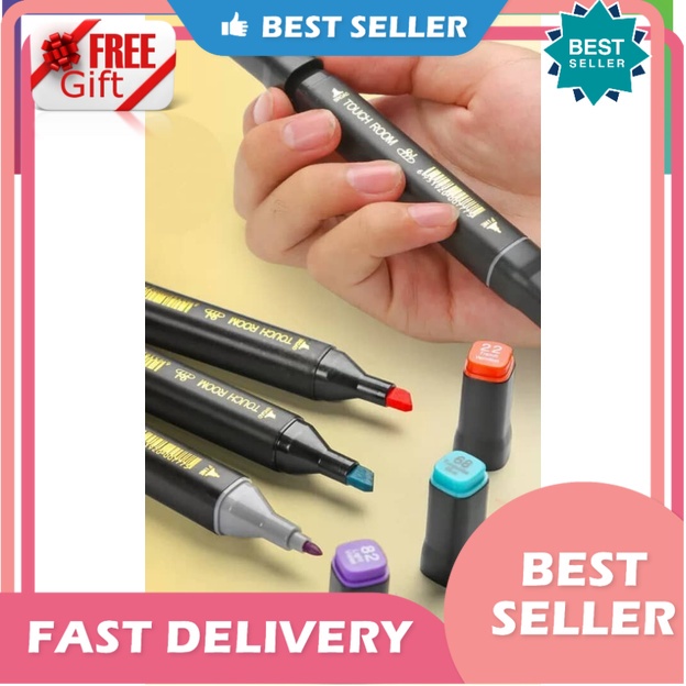 12-168 Colors Markers Pen Painting Drawing Manga Highlighter School Art  Supplies