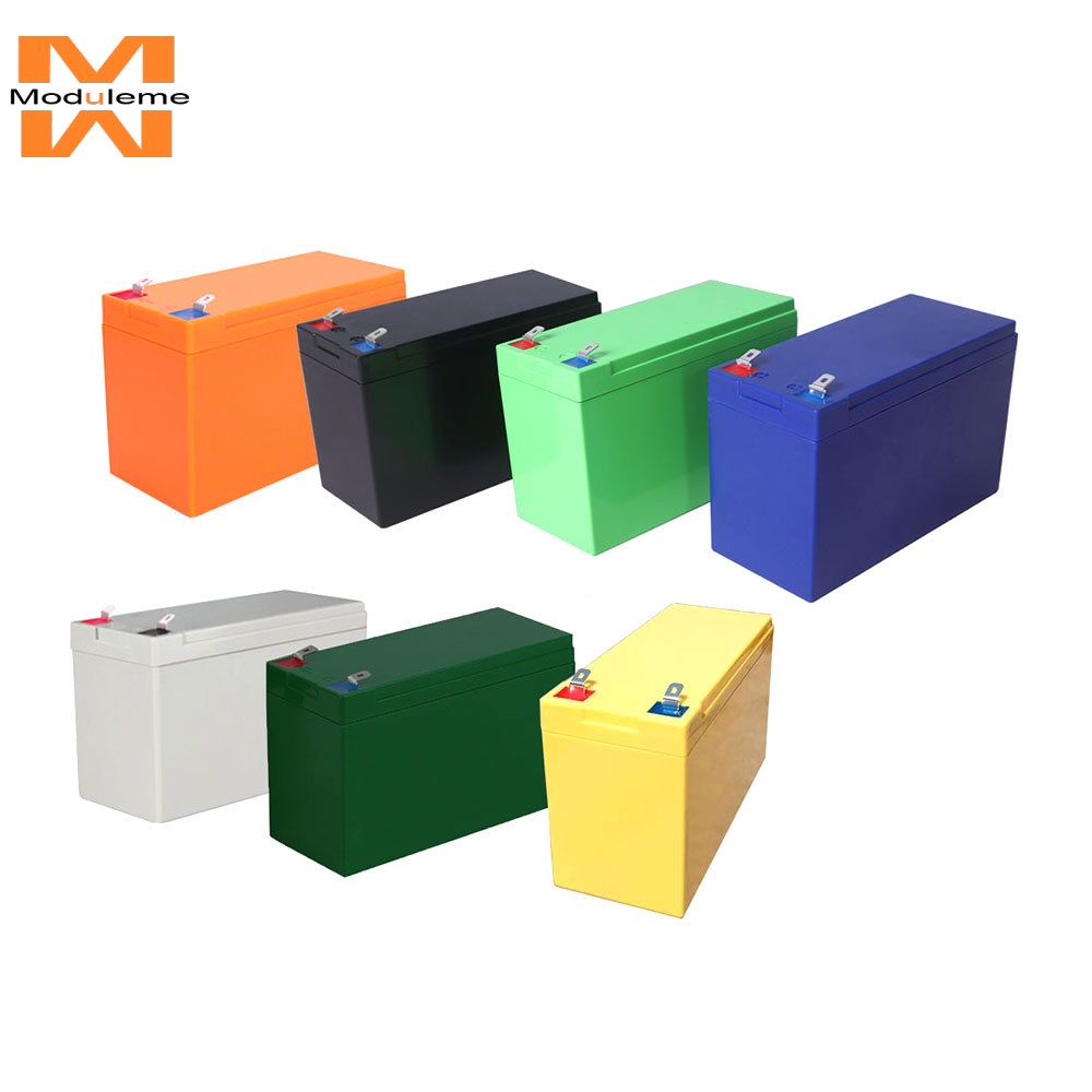 12V 7AH Battery Lithium Battery Box with Plastic Shell Waterproof Anti-leakage Explosion-proof and High Temperature Resistant Outdoor Lighting Monitoring Emergency Power Supply