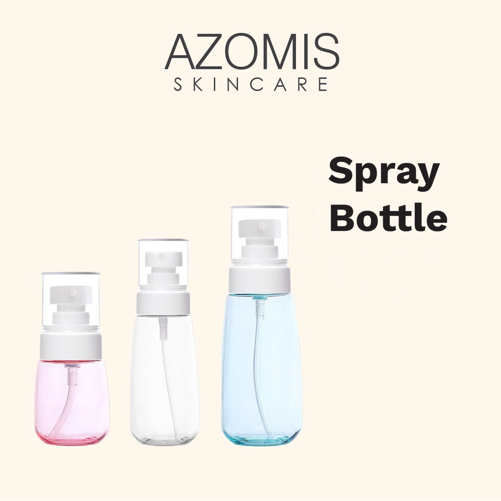 60ml Small Plastic Spray Bottle Travel Spray Bottle Skincare Face Bottle Empty Bottle Botol Spray