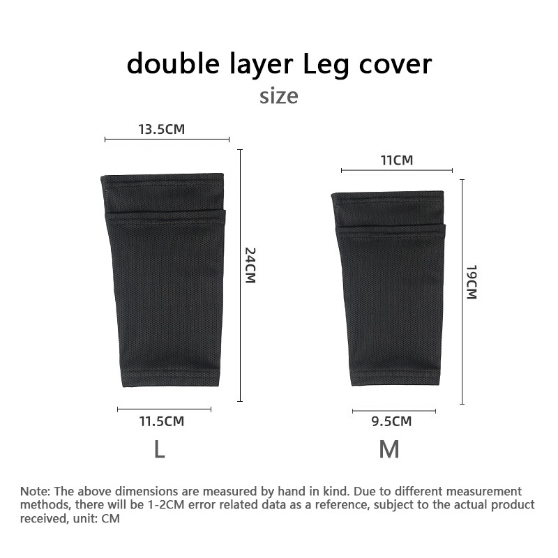 Durable Reliable 1 Set Pockets Football Professional Leg Cover Sports Shin Pads Support Socks - Image 3