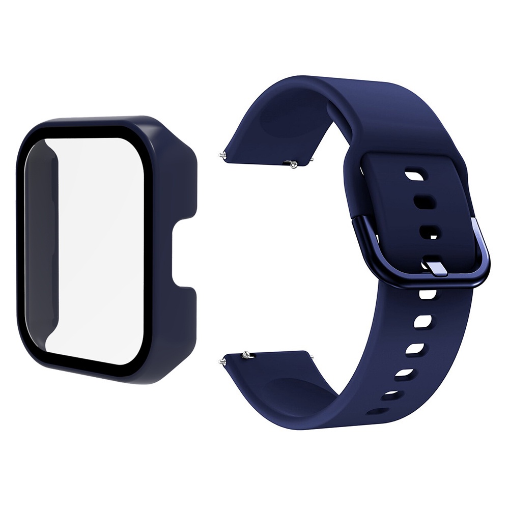 Chic Casual Sport Band + Glass Case Amazfit Bip 3 / Pro U Smart Watch silicone Strap cover Accessory - Image 5