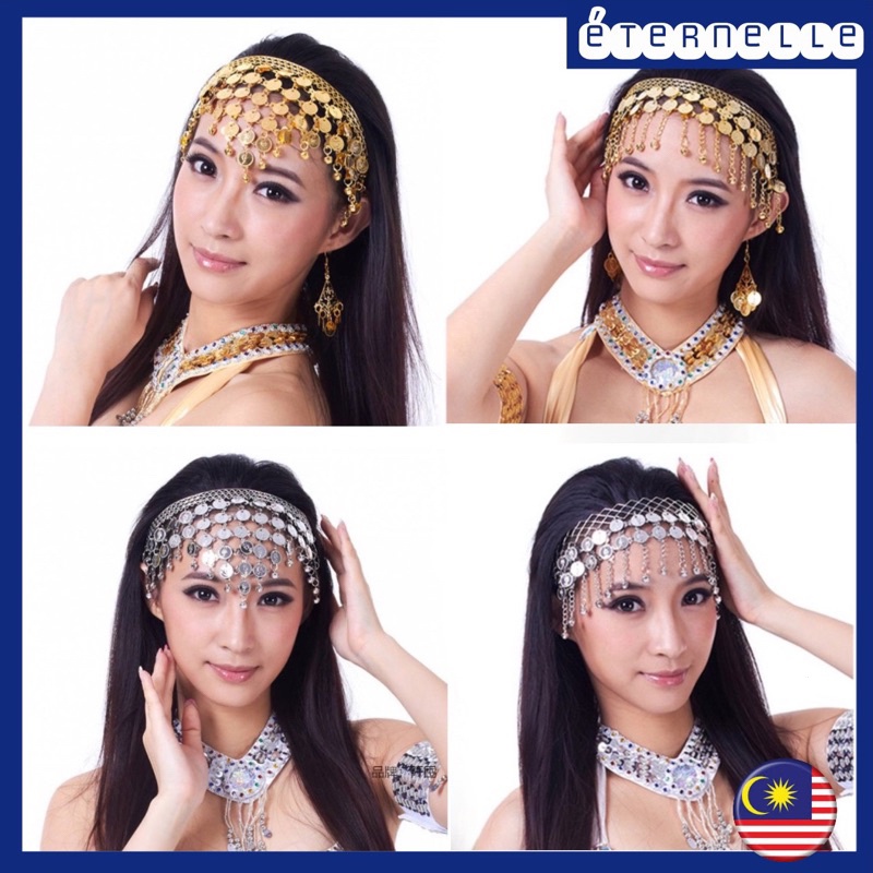 Arabian Indian Belly Dance Headband Coin Jewellery HeadChain Arabian Night Fashion Accessories