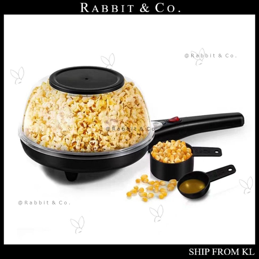 R&C SF-3046 3 in 1 SONIFER POPCORN MAKER PORTABLE OMELETTE MAKER CREPE MAKER BREAKFAST MACHINE KITCHEN APPLIANCE