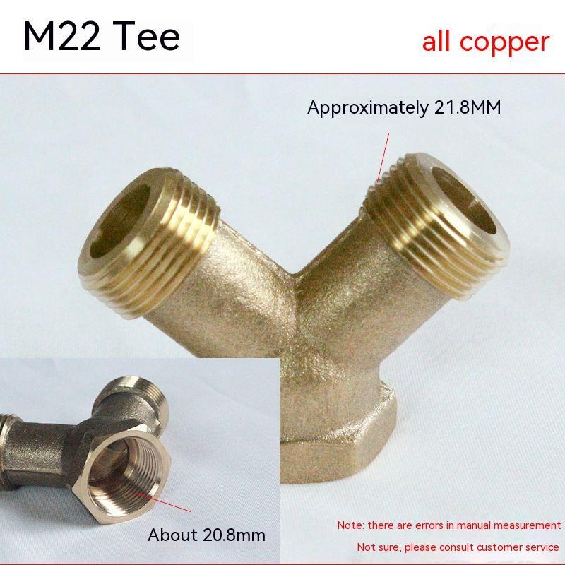 Must Quality 280/55 360 Type High Pressure Washer Accessories Car Brush Pump Outlet Pipe Tee Joint 14 18 22 - Image 3