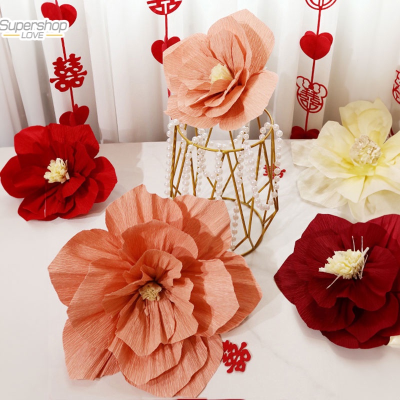 Romantic Wedding Decor 3D Paper Flower Ornament Creative Table Display Decor Wedding Gift Supplies婚礼装饰